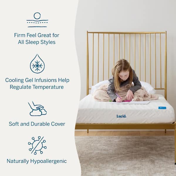 SureCool 6in. Firm Gel Memory Foam Tight Top Twin Mattress