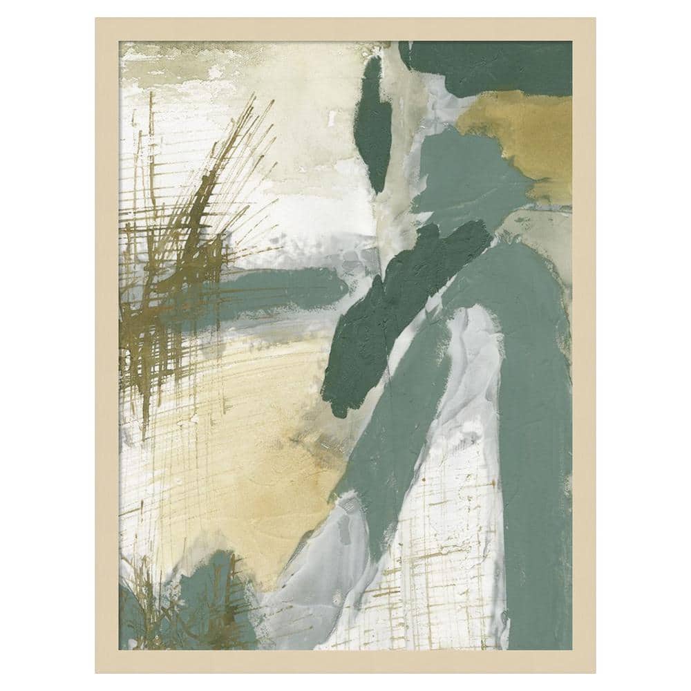 First Sprout I by Vanna Lam 19 in. W x 25 in. H. Wood Framed Wall Art Print Framed in Brown price history on PriceWatchPro