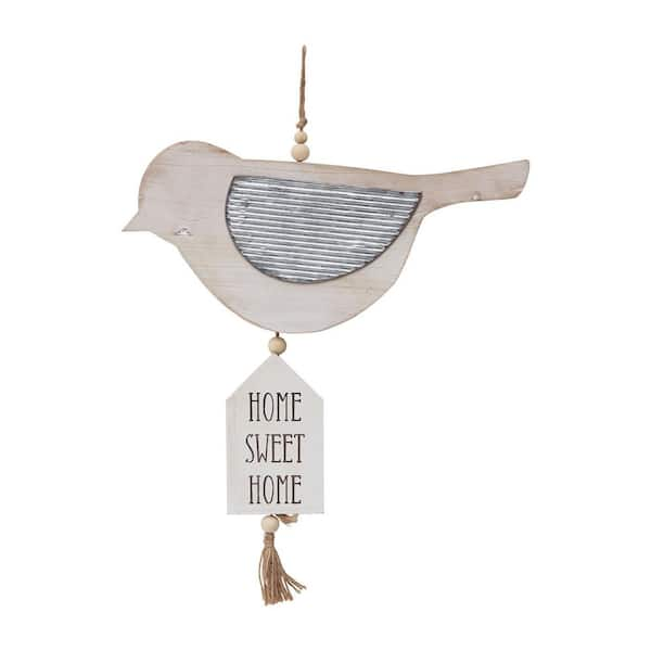 PARISLOFT Home Sweet Home Bird Wall Decorative Sign