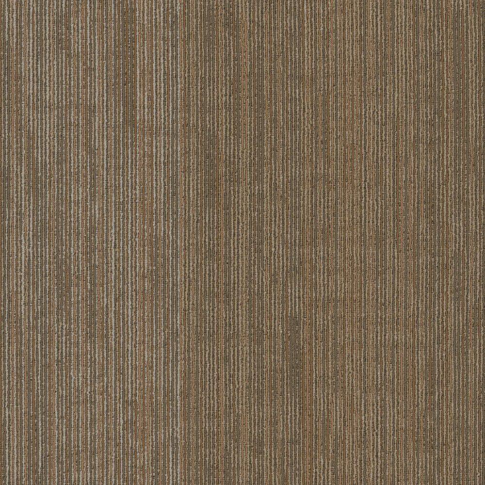 Hearn - Untamed - Brown Commercial/Residential 24 in. x 24 in. Glue-Down Carpet Tile Square (80 sq. ft.) price history on PriceWatchPro