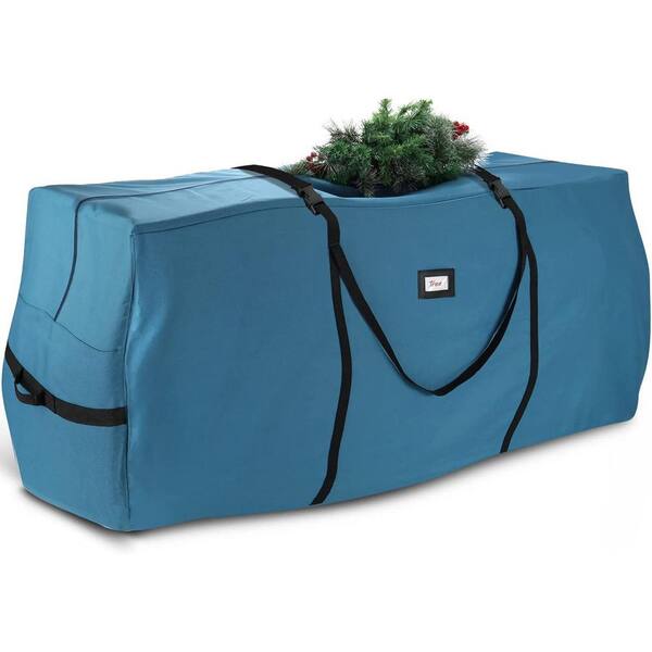 158L Extra Large Storage Bag - with Strong Handles and Zippers, Moving Bags  are Blue and White, Easy to Pack and to Fold Into a Small Package for