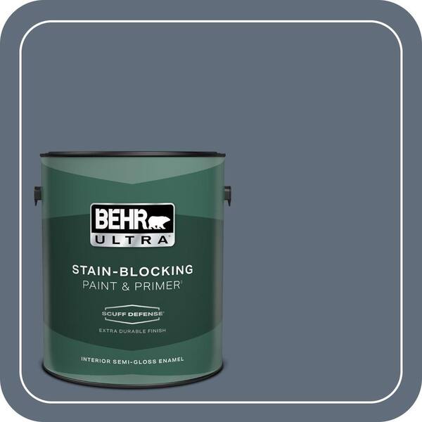 BEHR ULTRA 1 gal. #BNC-29 Dark Room Extra Durable Semi-Gloss Enamel Interior Paint & Primer