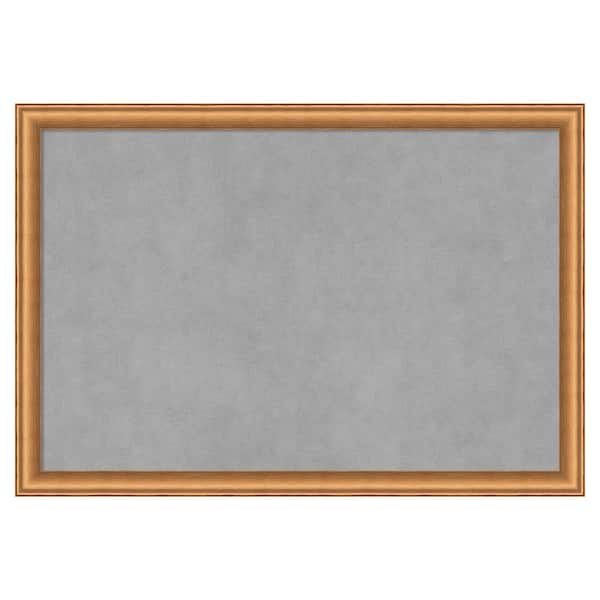 Amanti Art Salon Scoop Copper 26 in. x 18 in Framed Magnetic Board