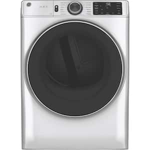 7.8 cu. ft. Smart White Stackable Electric Dryer with Steam and Sanitize Cycle, ENERGY STAR