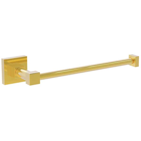 Allied Brass Argo Collection 10 in. Sink Mounted Single Towel Bar in Polished Brass