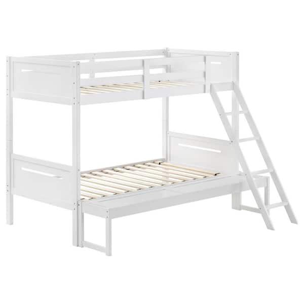 Littleton White Twin Over Full Bunk Bed
