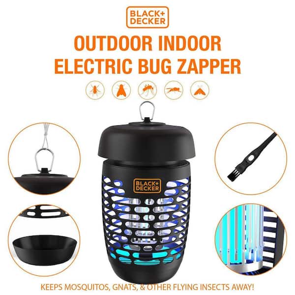 BLACK+DECKER Indoor/Outdoor Bug Zapper Mosquito and Fly Trap CY
