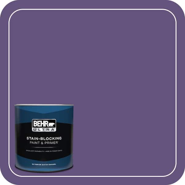BEHR ULTRA 1 qt. #S-G-650 Berry Syrup Satin Enamel Exterior Paint & Primer