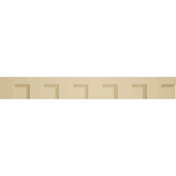 1 in. D x 6 in. W x 48 in. L Primed Polyurethane Panel Moulding