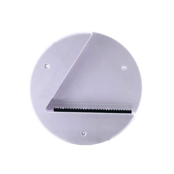 Under Cabinet Jar Opener Easy to Use Kitchen Bottle Opener with V-Shaped Design for Seniors or Weak Hands White