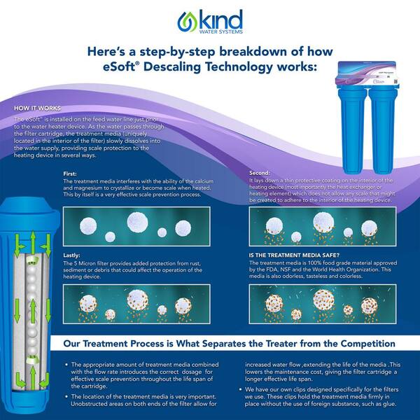 eSoft Kind Water Systems Whole House Water Filter and Salt-Free