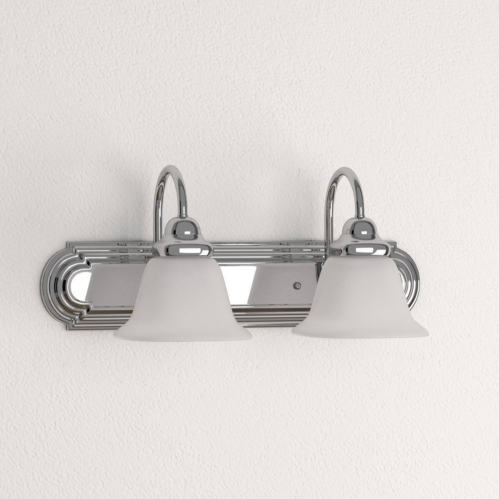 Ballerina Chrome 18" Direct Wired Bell Vanity Light