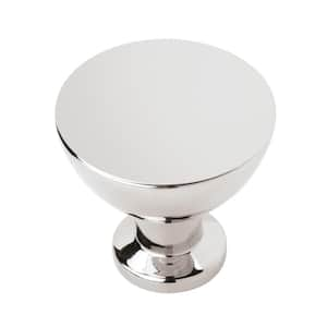 Grail 1-1/4 in. Modern Polished Chrome Round Cabinet Knob