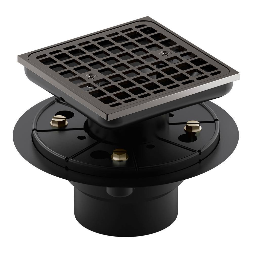 ClearFlo Square Design Tile-In Shower Drain, Vibrant Titanium price history on PriceWatchPro