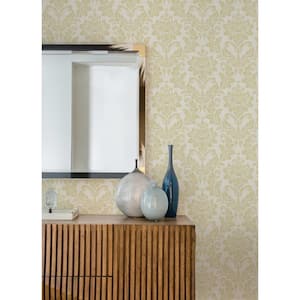 Galois Gold Damask Wallpaper Sample