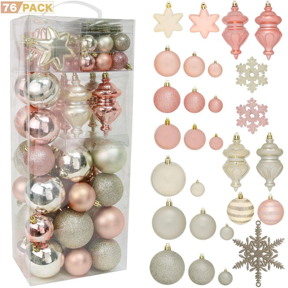  Suzile 8 Pack Plastic Christmas Ornament Storage Box