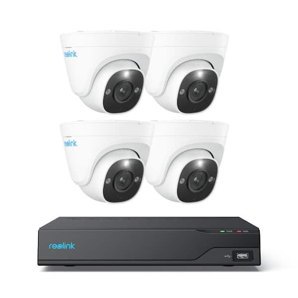 8 Channel 12MP NVR System with 4 x 12MP Dome PoE Camera