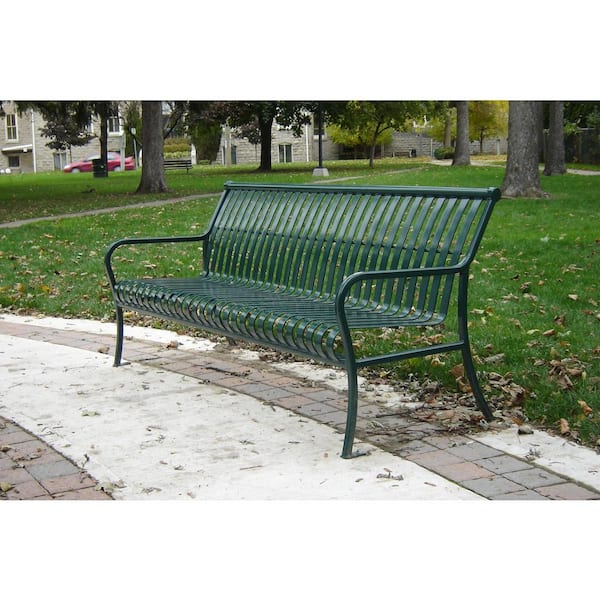 6 ft. Green Premier Bench