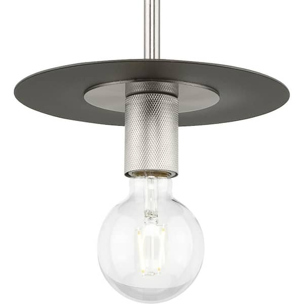 Progress Lighting Trimble 1-Light Brushed Nickel Standard Mini Pendant