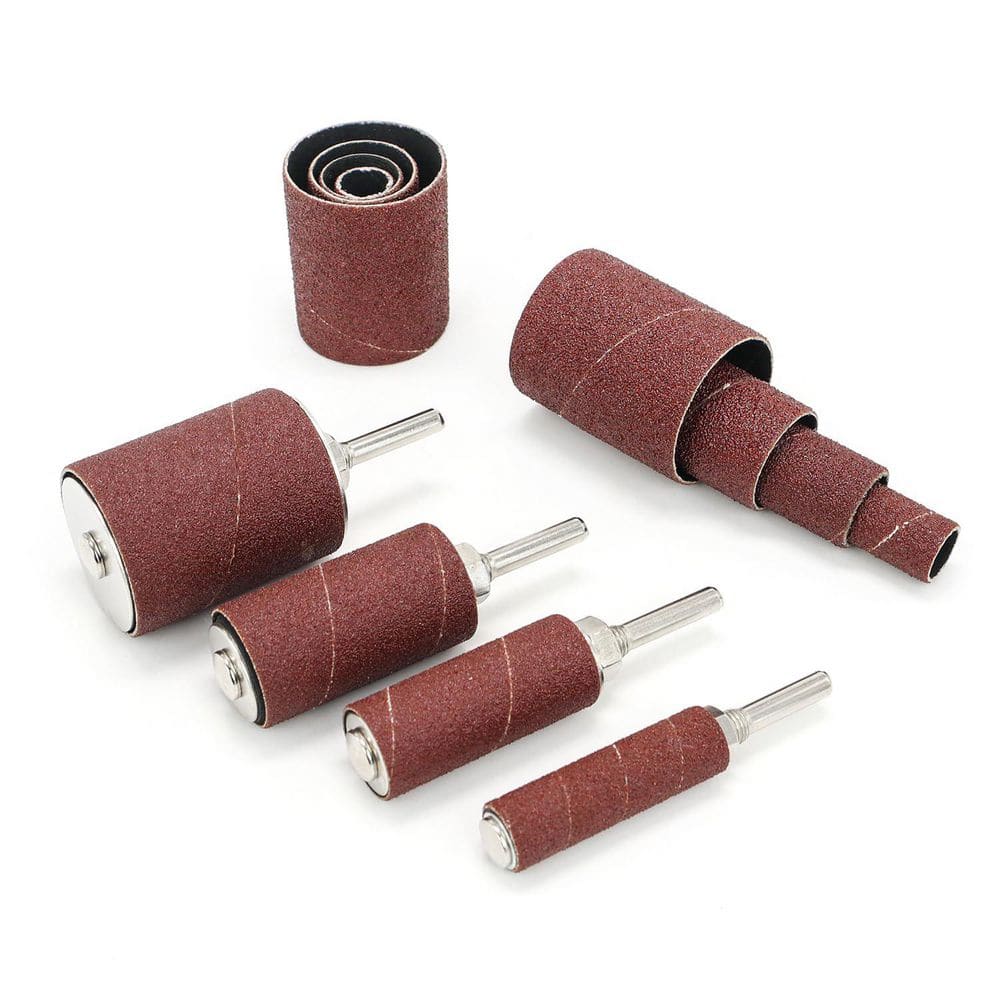 Sanding Drums and Sleeves Kit for Drill Press, 1/4 Inch Shank, 60 80 120 Grit, Wood Metal, 16pack price history on PriceWatchPro