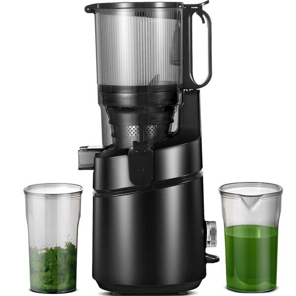 amzchef 250 W 68 oz. Black Masticating Juicer with 5.8 in. Extra