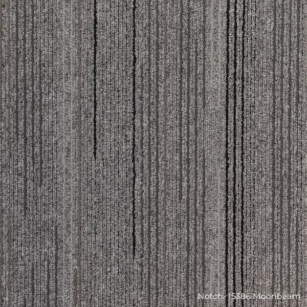 TrafficMaster Notch Gray Residential 19.68 in. x 19.68 Peel and Stick Carpet Tile (8 Tiles/Case)21.53 sq. ft.