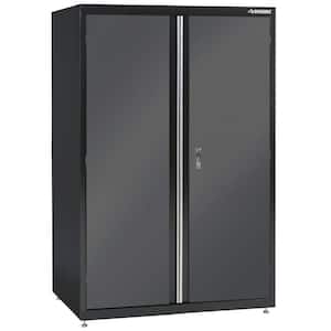 Gewnee Metal Storage Cabinet,69inch Locking Steel Garage Cabinet with Adjustable Shelves,Black
