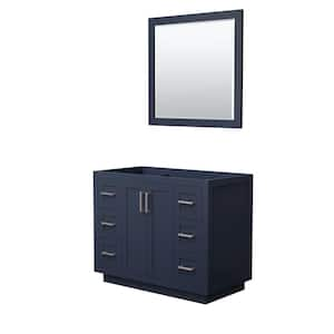 Miranda 41.25 in. W x 21.75 in. D Single Bath Vanity Cabinet Only with Mirror in Dark Blue