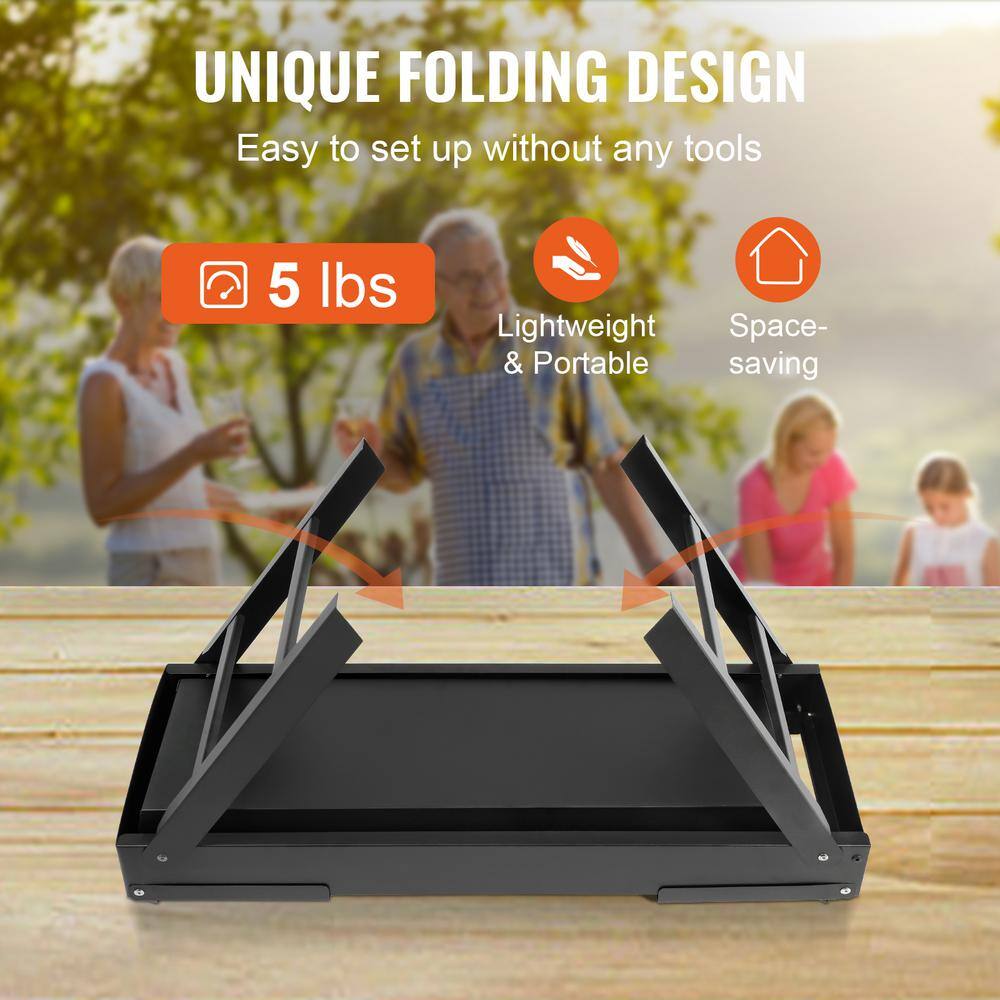 VEVOR 23'' Black Stainless Steel Portable Charcoal Grill