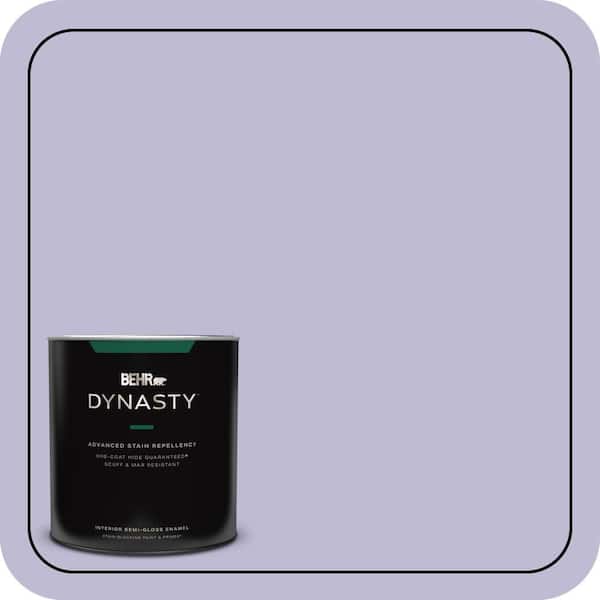 BEHR DYNASTY 1 qt. #640C-3 Twilight Pearl Semi-Gloss Enamel Interior Stain-Blocking Paint & Primer