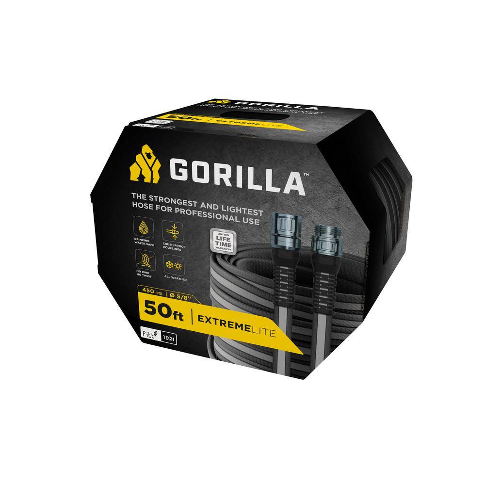 Gorilla Extremelite 5 8 In X 100 Ft Heavy Duty Garden Hose GRP55800 Gorilla Extremelite 5 8 In X 100 Ft Heavy Duty Garden Hose GRP55800