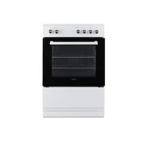 24 in. 4 Element Slide-in Electric Range with Convection in White