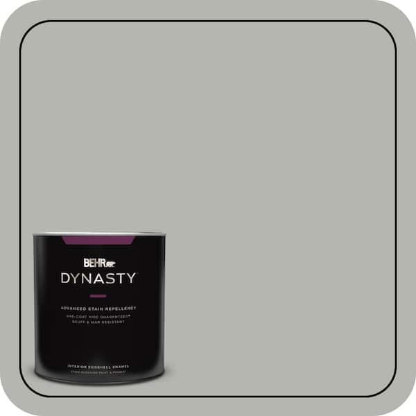 BEHR DYNASTY 1 qt. #PPU25-08 Heirloom Silver Eggshell Enamel Interior Stain-Blocking Paint & Primer