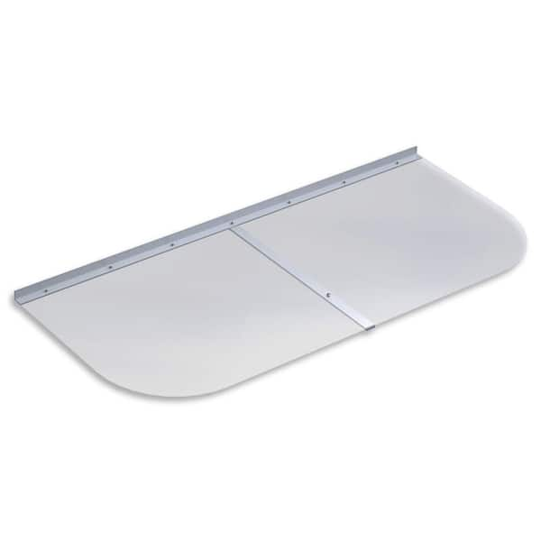 Ultra Protect 48 in. x 21 in. Elongated Clear Polycarbonate Basement Window Well Cover