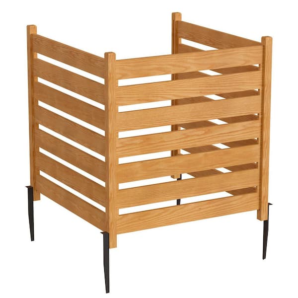 48 in. W x 36 in. H Air Conditioner Fence, 3-Panels Outdoor Wood Fence Privacy Screen, Trash Can Pool Equipment Fence