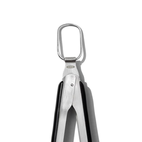 OXO Good Grips Stainless Steel Grilling Tongs Cooking Accessory with  Built-In Bottle Opener 11309000 - The Home Depot