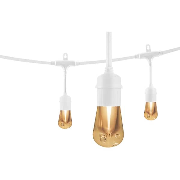 Enbrighten 24-Bulb 48 ft. Vintage Cafe Integrated LED String 
