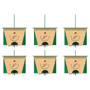 Turbo Trap 2.0 with Bee Vault - Carpenter Bee Trap - Professional-Grade (6-Pack)