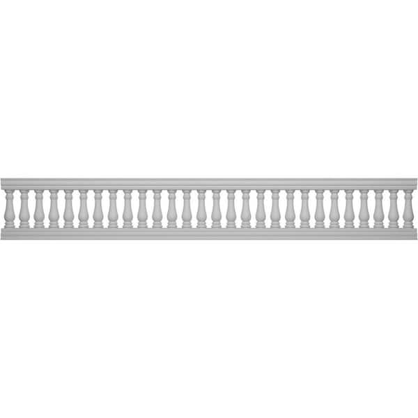 Ekena Millwork Fiberthane Bradford Balustrade 192 in. L x 32 in. H Fiberglass Railing Kit