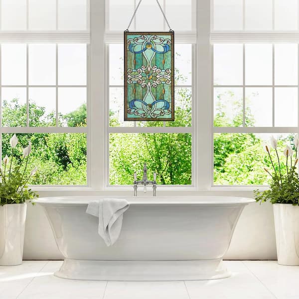 stained glass windows in bathrooms
