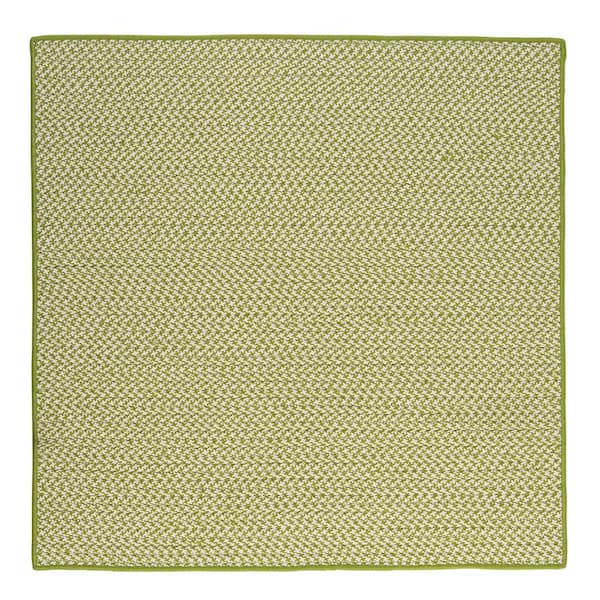 Home Decorators Collection Sadie Lime 8 ft. x 8 ft. Indoor/Outdoor Patio Braided Area Rug