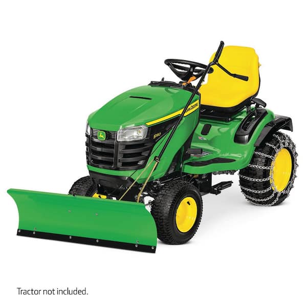 John Deere 46 in. Front Blade Snow Plow Complete Attachment Package for 100 Series Tractors with 42 in. or 48 in. Decks