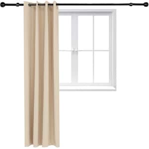 Indoor/Outdoor Blackout Curtain Panel with Grommet Top - 52 x 96 in (1.32 x 2.43 m) - Beige
