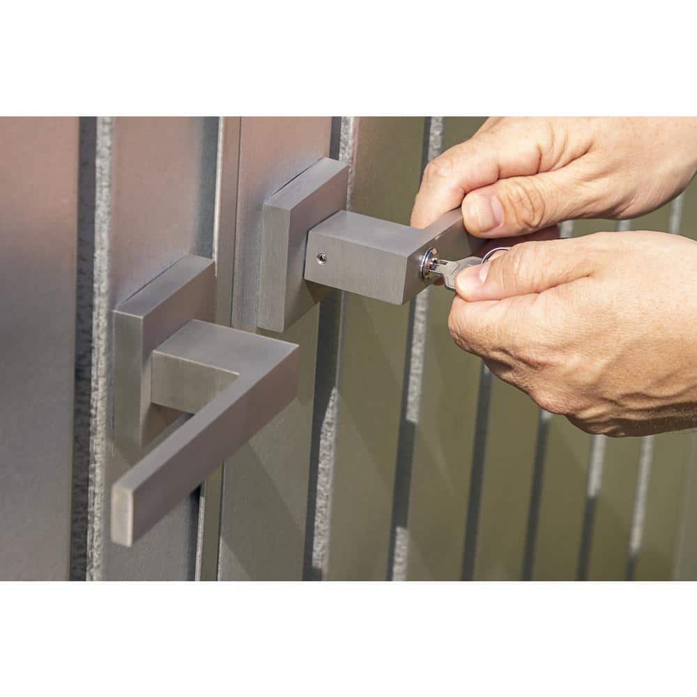 Elite 10 ft. x 4 ft. Silver Galvalume Steel Storage Shed Kit