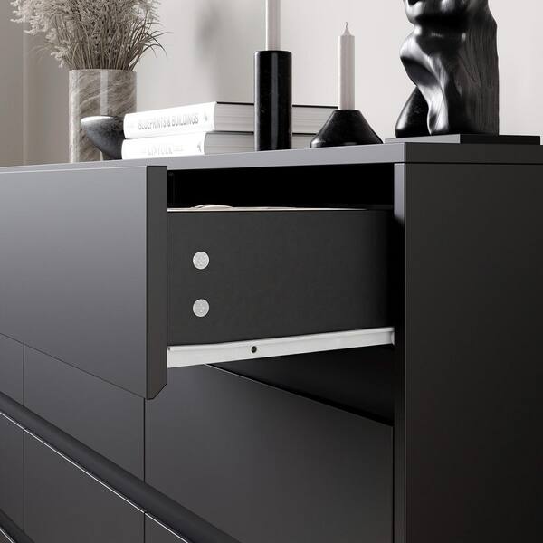 princess polly baby blue dress IKEA MALM 4-drawer Chest, Black-brown main image 0