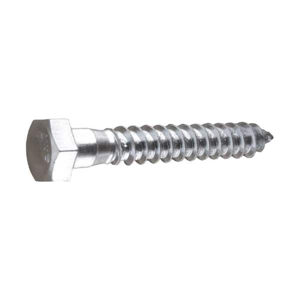 Everbilt 3/8 in. x 3 in. Zinc Plated Hex Drive Hex Head Lag Screw