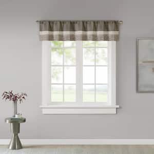 Eastridge 18 in. L x 50 in. W. in Natural Polyester Light Filtering Valance