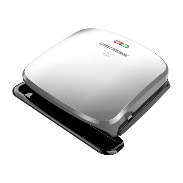 George Foreman 60 sq. in. Platinum Indoor Grill with Removable Plates