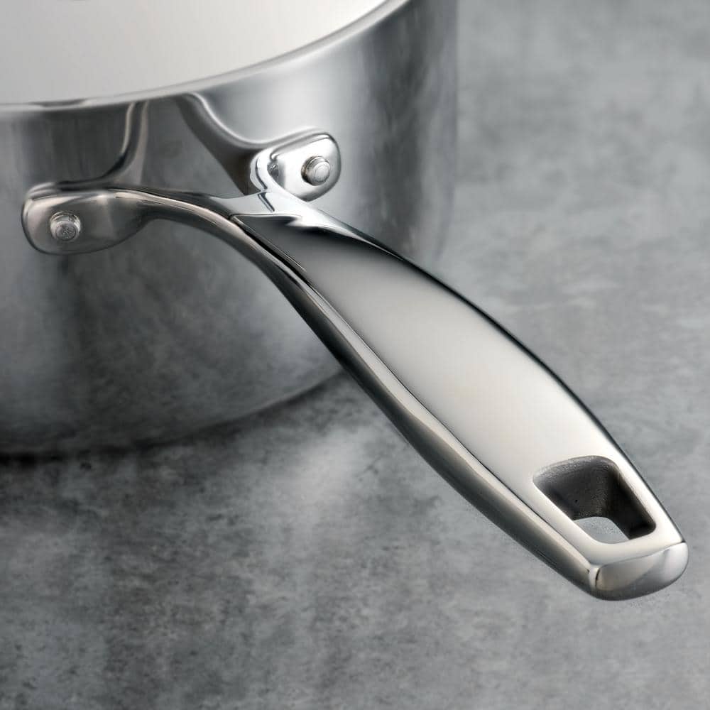 Tramontina 4-Quart Stainless Steel Tri-Ply Sauce Pan with Lid