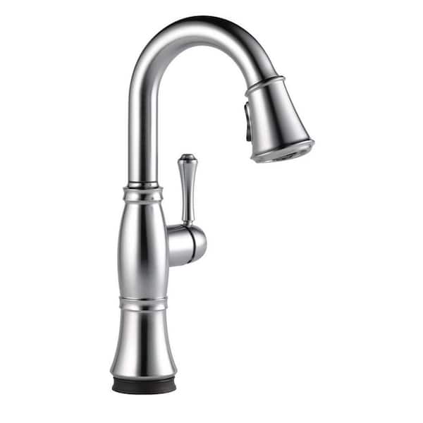 Delta Cassidy Touch2O with Touchless Technology Single Handle Bar Faucet in Lumicoat Arctic Stainless